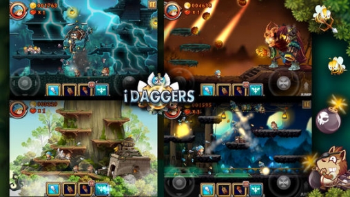Gameplay screenshots of the iDaggers for iPad, iPhone or iPod.