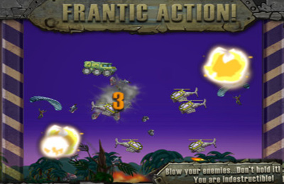 Gameplay screenshots of the IndestructoTank for iPad, iPhone or iPod.