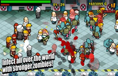 Gameplay screenshots of the Infect Them All 2 : Zombies for iPad, iPhone or iPod.