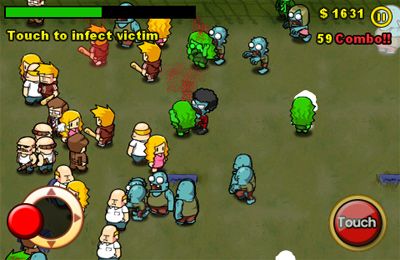 Gameplay screenshots of the Infection zombies for iPad, iPhone or iPod.