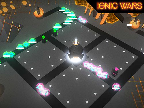 Gameplay screenshots of the Ionic wars for iPad, iPhone or iPod.