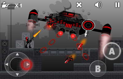 Gameplay screenshots of the Iron Commando Pro for iPad, iPhone or iPod.