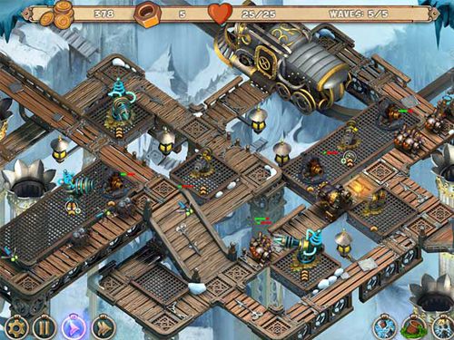 Gameplay screenshots of the Iron heart: Steam tower for iPad, iPhone or iPod.