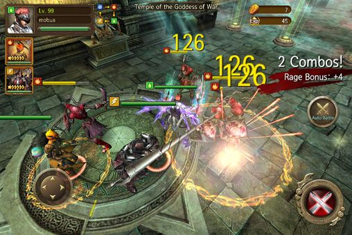 Gameplay screenshots of the Iron knights for iPad, iPhone or iPod.