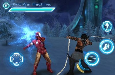Gameplay screenshots of the Iron Man 2 for iPad, iPhone or iPod.