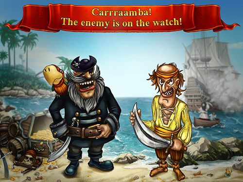 Gameplay screenshots of the Jackal: Treasure island for iPad, iPhone or iPod.