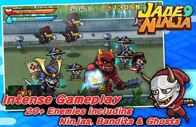 Gameplay screenshots of the Jade Ninja for iPad, iPhone or iPod.