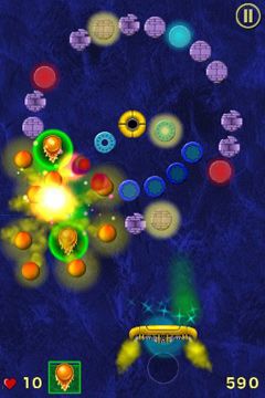 Gameplay screenshots of the Jet Ball for iPad, iPhone or iPod.