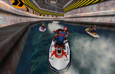 Gameplay screenshots of the Jetski Extreme Racing for iPad, iPhone or iPod.