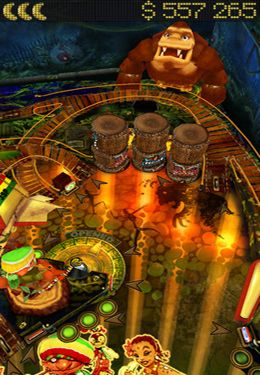 Gameplay screenshots of the Jungle Style Pinball for iPad, iPhone or iPod.
