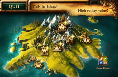 Gameplay screenshots of the Kids vs Goblins for iPad, iPhone or iPod.