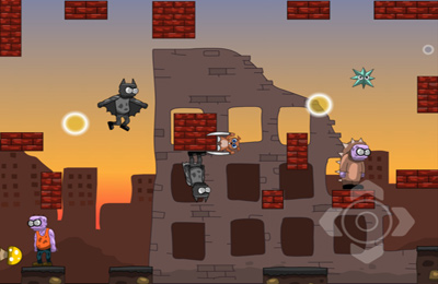 Gameplay screenshots of the Kill all Zombies for iPad, iPhone or iPod.