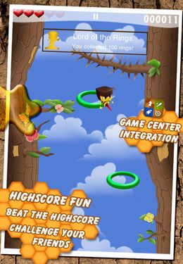 Gameplay screenshots of the Killer Bee – the fastest bee around for iPad, iPhone or iPod.