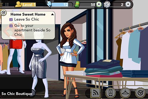 Gameplay screenshots of the Kim Kardashian: Hollywood for iPad, iPhone or iPod.