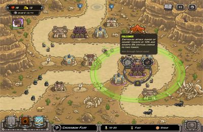 Gameplay screenshots of the Kingdom Rush Frontiers for iPad, iPhone or iPod.