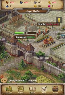Gameplay screenshots of the Kings Empire(Deluxe) for iPad, iPhone or iPod.
