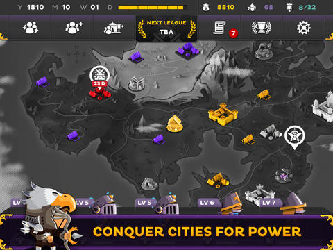 Gameplay screenshots of the King's League: Odyssey for iPad, iPhone or iPod.