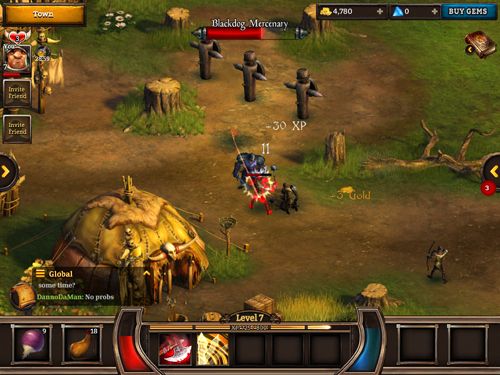 Gameplay screenshots of the Kings road for iPad, iPhone or iPod.