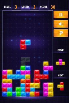 Gameplay screenshots of the Kubix for iPad, iPhone or iPod.