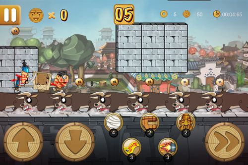 Gameplay screenshots of the Kungfu taxi for iPad, iPhone or iPod.