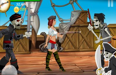 Gameplay screenshots of the Lady Pirate for iPad, iPhone or iPod.