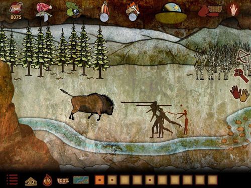 Gameplay screenshots of the Lascaux: The journey for iPad, iPhone or iPod.