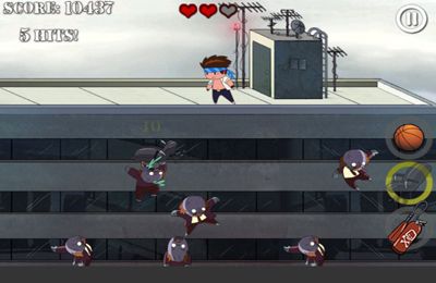 Gameplay screenshots of the Last Survivor on the Roof for iPad, iPhone or iPod.