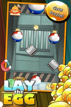 Gameplay screenshots of the Lay the Egg – Epic Egg Rescue Experiment Saga for iPad, iPhone or iPod.
