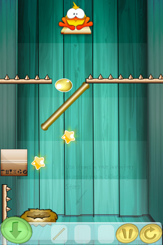 Gameplay screenshots of the Lay the egg: Lay golden eggs for iPad, iPhone or iPod.
