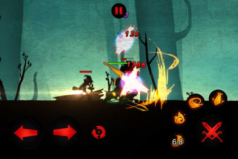 Gameplay screenshots of the League of sticks for iPad, iPhone or iPod.