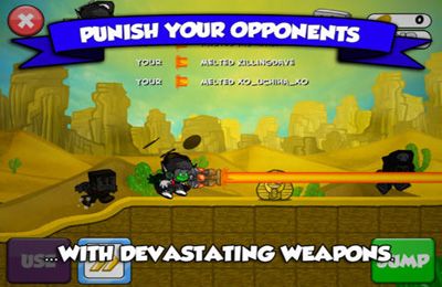 Gameplay screenshots of the League Runners - Live Multiplayer Racing for iPad, iPhone or iPod.