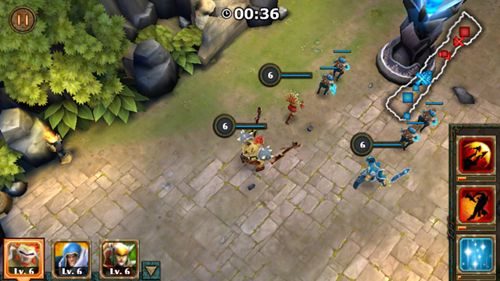 Gameplay screenshots of the Legendary heroes for iPad, iPhone or iPod.