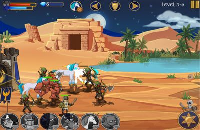 Gameplay screenshots of the Legendary Wars for iPad, iPhone or iPod.