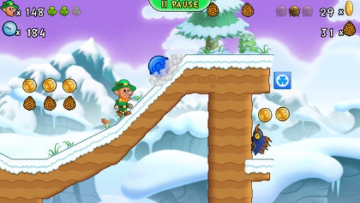 Gameplay screenshots of the Lep's World 3 for iPad, iPhone or iPod.