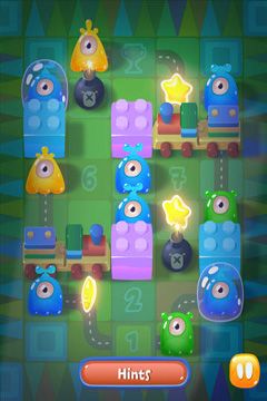Gameplay screenshots of the Link The Slug for iPad, iPhone or iPod.