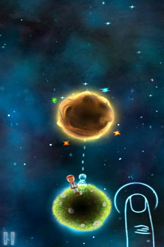Gameplay screenshots of the Little Galaxy for iPad, iPhone or iPod.