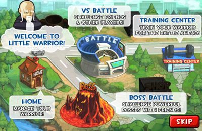 Gameplay screenshots of the Little Warrior – Multiplayer Action Game for iPad, iPhone or iPod.