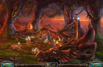 Gameplay screenshots of the Lost Souls: Enchanted Paintings for iPad, iPhone or iPod.
