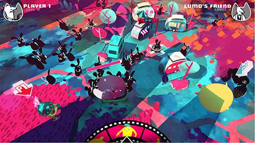 Gameplay screenshots of the Lumo's сat for iPad, iPhone or iPod.