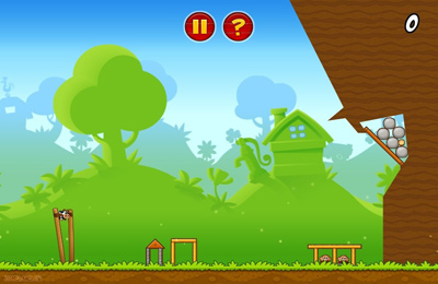 Gameplay screenshots of the Mad Cows for iPad, iPhone or iPod.