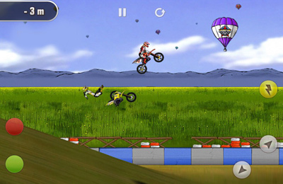 Gameplay screenshots of the Mad Skills Motocross for iPad, iPhone or iPod.