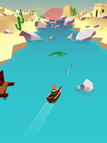 Gameplay screenshots of the Magic river for iPad, iPhone or iPod.