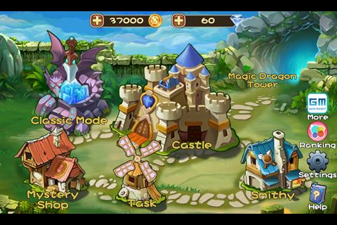 Gameplay screenshots of the Magic tower story for iPad, iPhone or iPod.