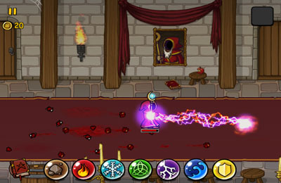 Gameplay screenshots of the Magicka for iPad, iPhone or iPod.