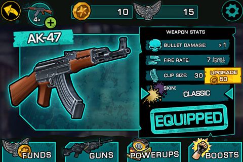 Gameplay screenshots of the Major Gun for iPad, iPhone or iPod.