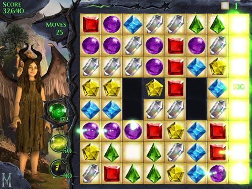 Gameplay screenshots of the Maleficent: Free fall for iPad, iPhone or iPod.
