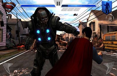 Gameplay screenshots of the Man of Steel for iPad, iPhone or iPod.
