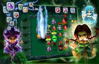 Gameplay screenshots of the MangoHero for iPad, iPhone or iPod.