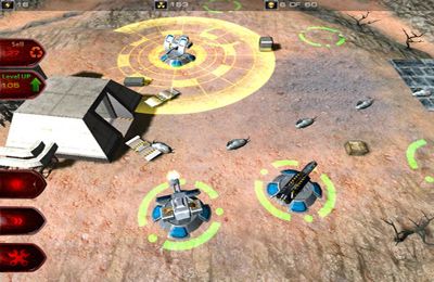 Gameplay screenshots of the Mars Defense for iPad, iPhone or iPod.