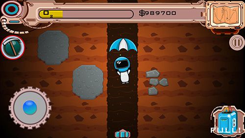 Gameplay screenshots of the Mars miner universal for iPad, iPhone or iPod.